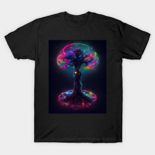 Cosmos Wishing Tree of Life and Dreams T-Shirt